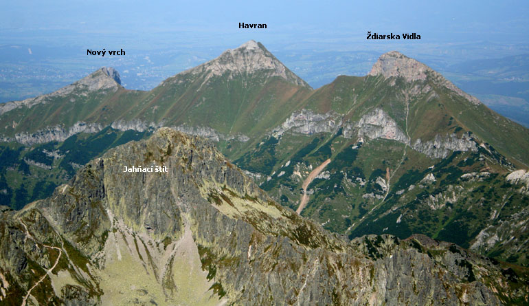 Ždiarska vidla a havran